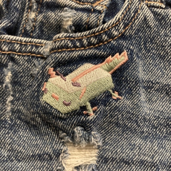 Justice x Minecraft girls shorts NWOT - Picture 7 of 9